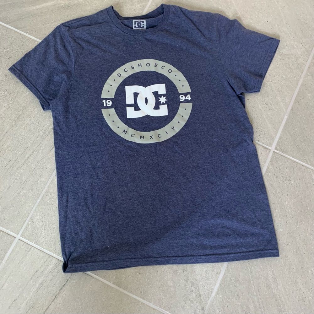 DC Star Pilot Navy Blue Mens T Shirt in Medium